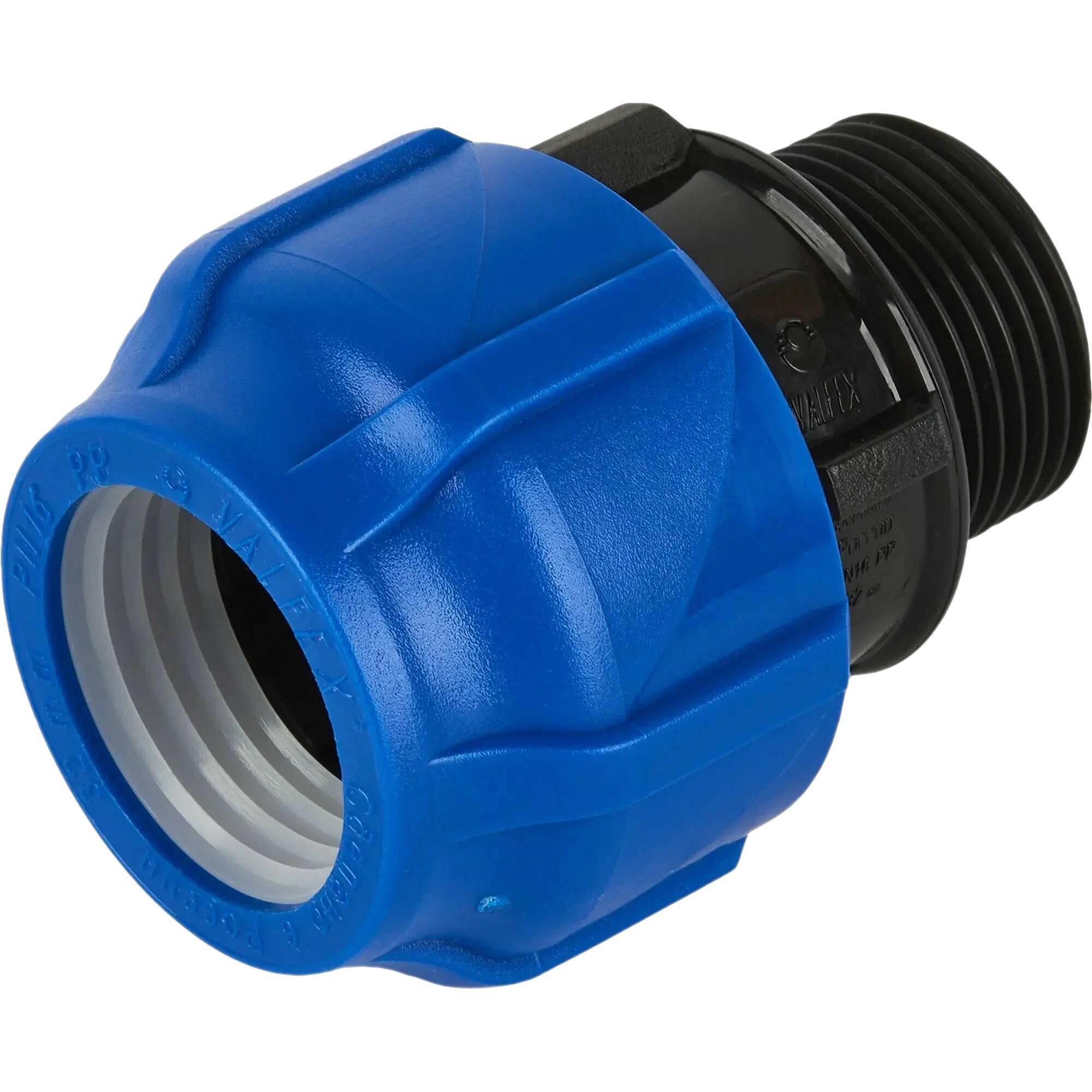 Муфта компрессионная Valfex ПНД с наружной резьбой 32х1/2 НС-1425659