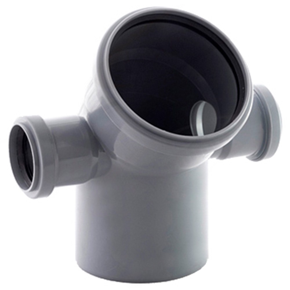 Отвод 45° Ostendorf Skolan Safe 110/50/50 мм комбинированный двухсторонний 1611730