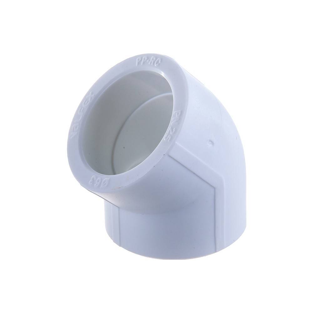 Угол 45° PPR VALFEX 63 мм НС-1160044