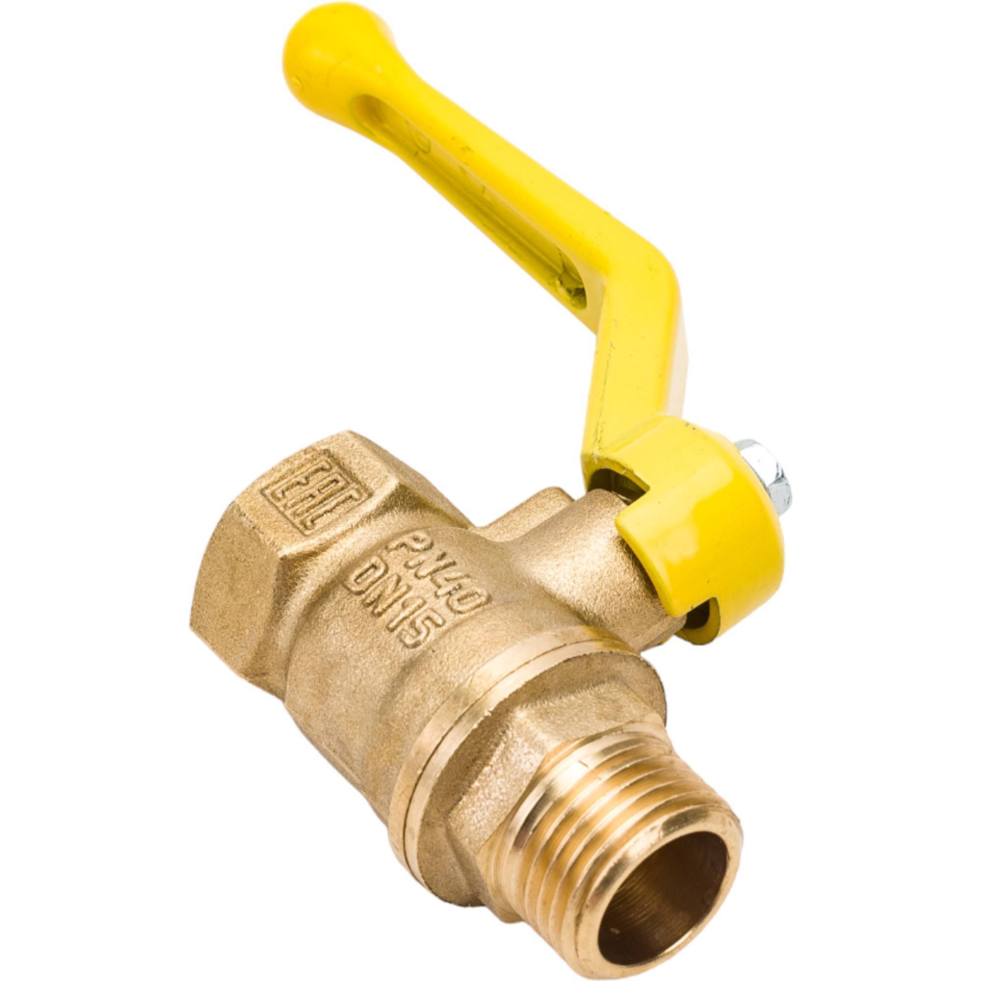 Кран шаровой VALFEX для газа 11Б27фтМ 1/2 ВР/НР рычаг 1490545