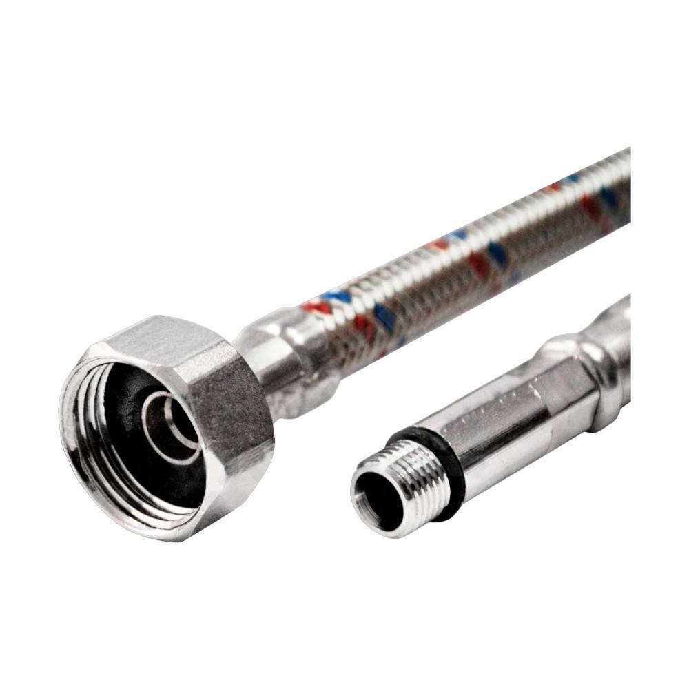 Подводка для смесителя VALFEX 1/2 x M10 50 см нержавеющая сталь пара 1291211