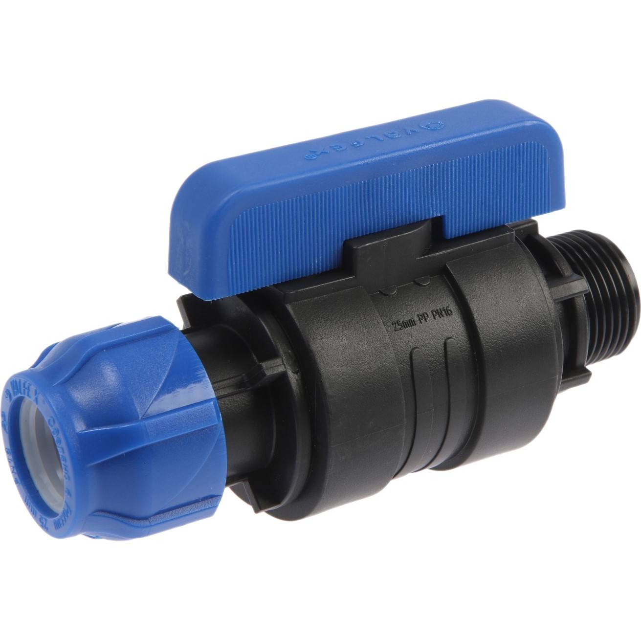 Кран шаровой компрессионный Valfex цанга-наружная резьба 25x1 1425601