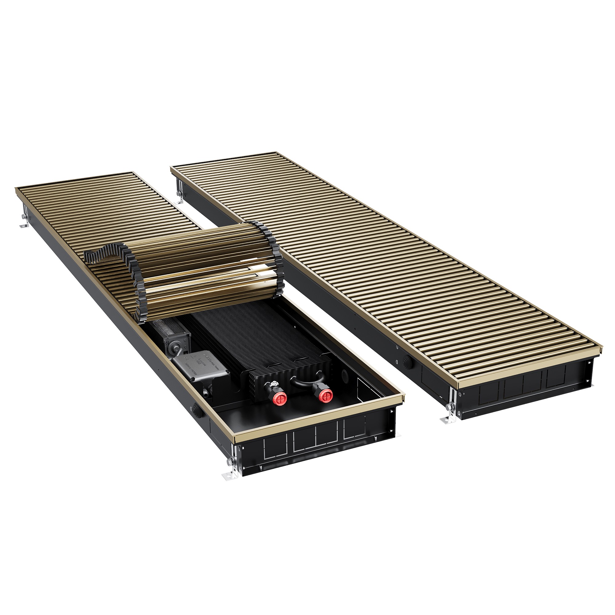 Конвектор внутрипольный Royal Thermo ATRIUM TURBO 80x300x2300 мм инверторный DG-U-AU НС-1698956