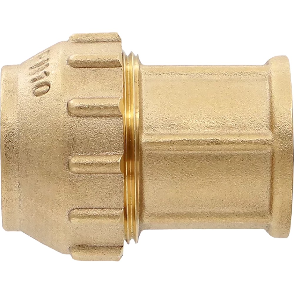 Муфта компрессионная VIEIR для труб ПНД латунная 25 мм x 3/4 дюйма ВР VER371