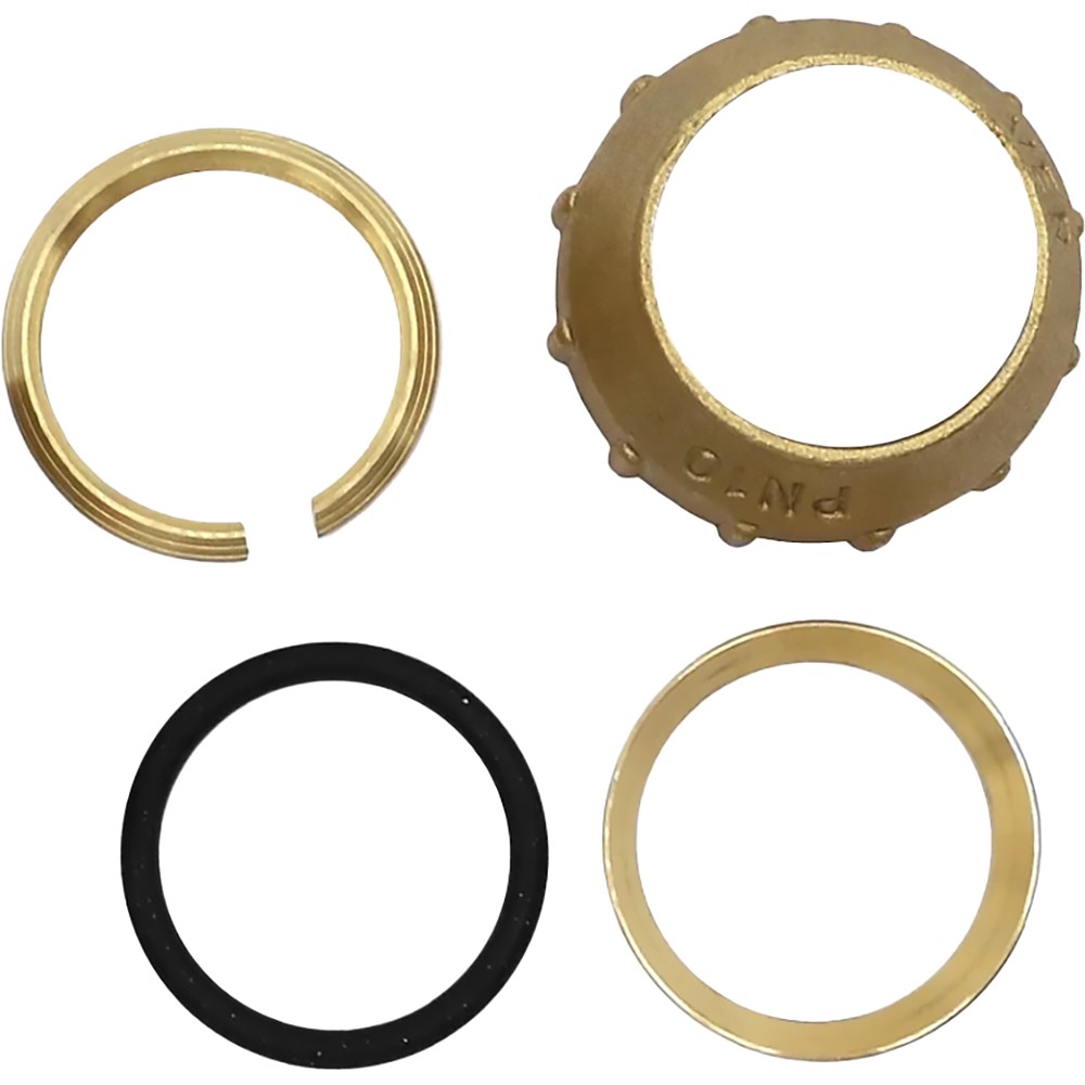 Муфта компрессионная VIEIR для труб ПНД латунная 25 мм x 3/4 дюйма ВР VER371