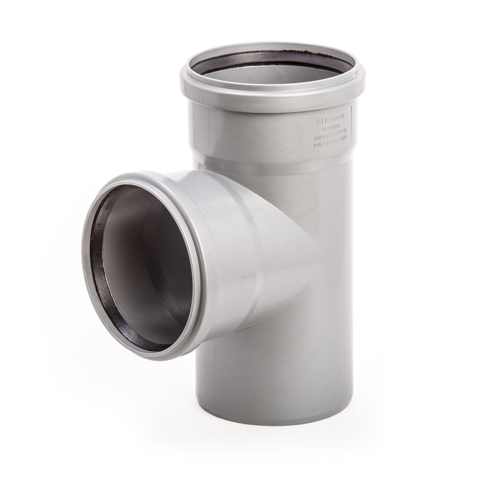 Тройник канализационный Lammin ВК 110х110 мм 87.5° НС-1642094
