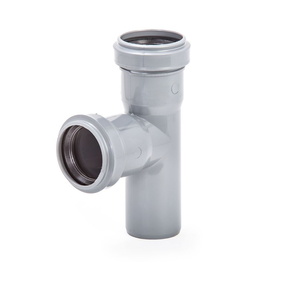 Тройник канализационный Lammin ВК 40х40 мм 87.5° НС-1642098