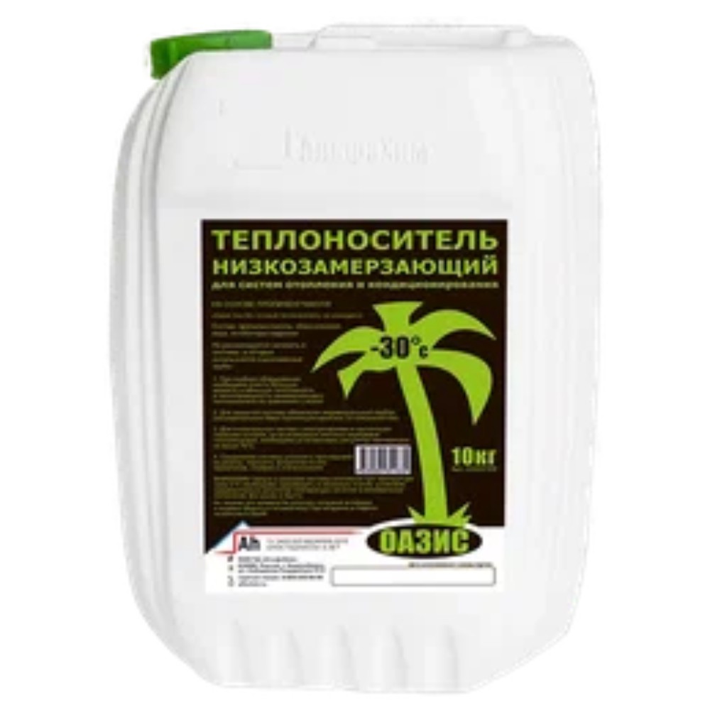 Теплоноситель Оазис Эко-30 пропиленгликоль 10 кг 1741296