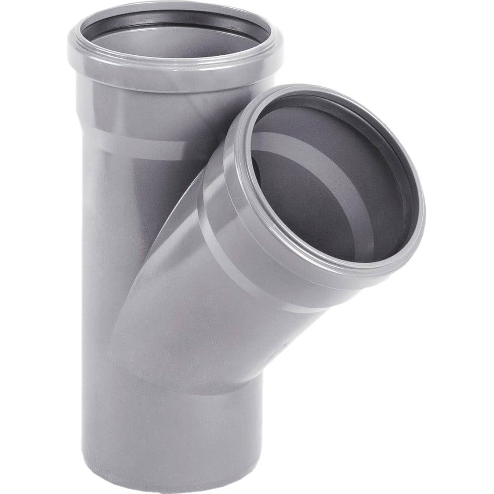 Тройник Хемкор Шумэкс НПВХ 110х110 мм 87° 1455396