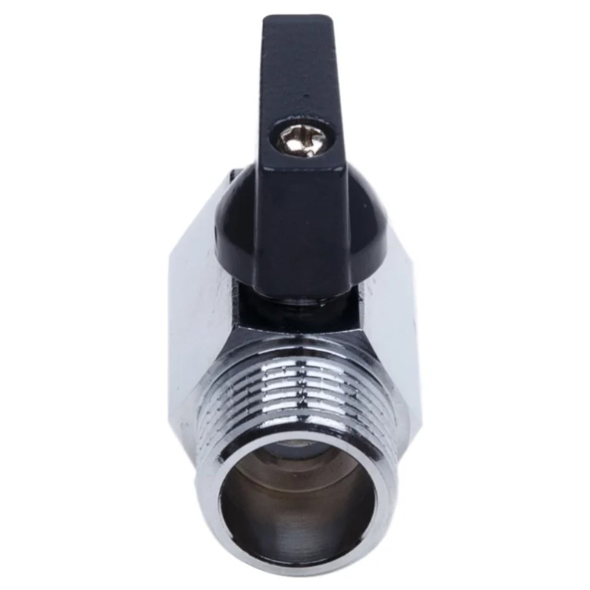 Кран шаровой AQUALINK Мини ВН 1/2 ручка-флажок хром 1593708