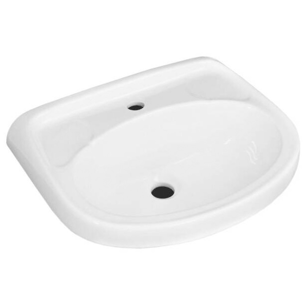 Умывальник подвесной Лобненский стройфарфор Браво 50 с отверстием под смеситель 10/1/5/1-16