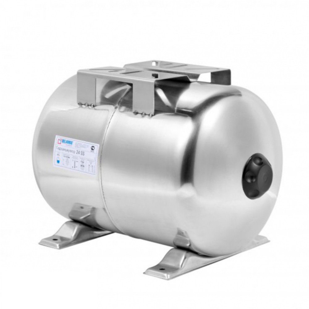 Гидроаккумулятор BELAMOS 80SS горизонтальный 80 л нержавеющая сталь 80SS