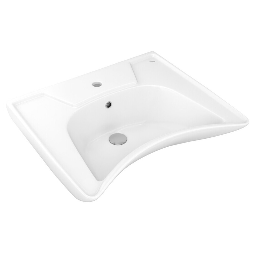 Умывальник Rosa Атлантик 58 хирургический 585x508 мм с отверстием 1.3105.5.S00.10B.0