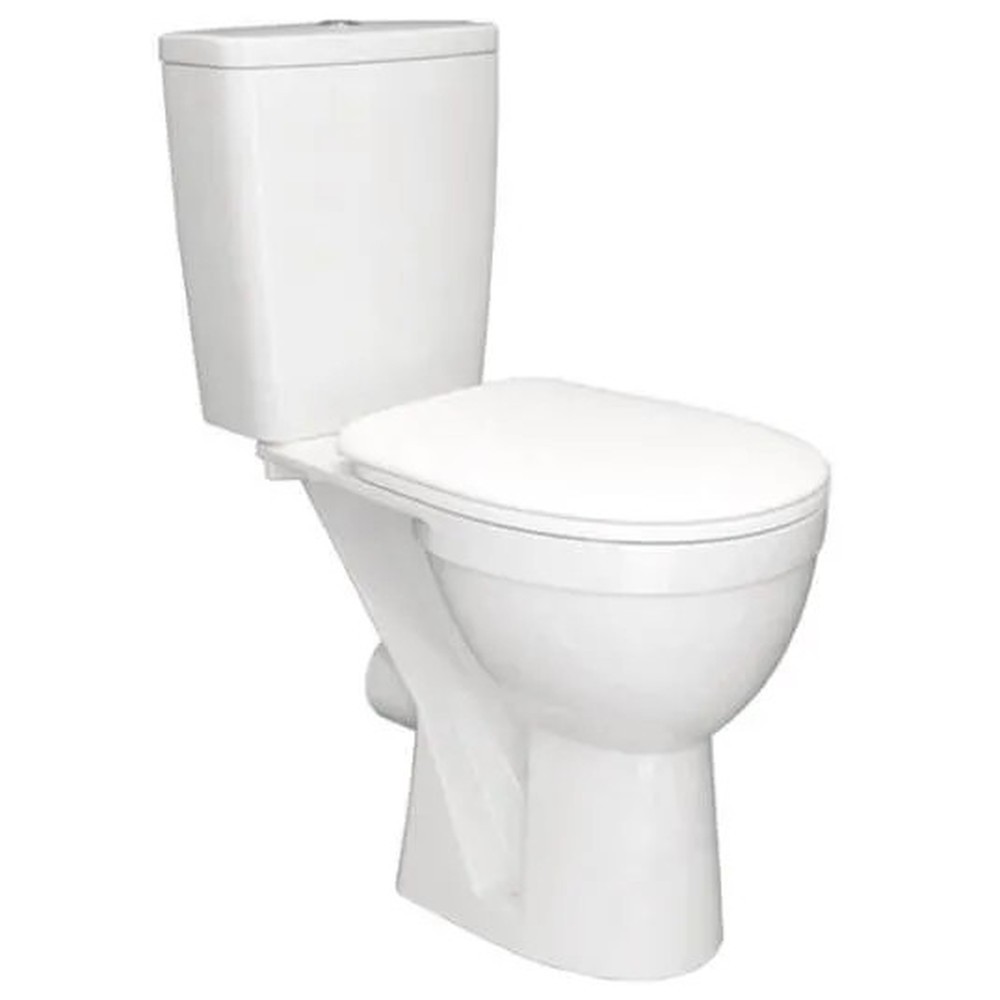 Унитаз-компакт Rosa Ресса для инвалидов горизонтальный выпуск нижний подвод белый 1748359