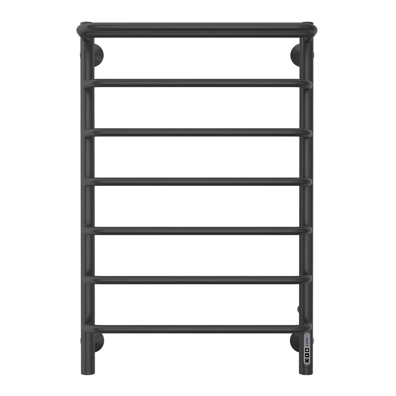 Полотенцесушитель электрический Larusso Стандарт с полкой КС П7 500х800 мм RAL 8528