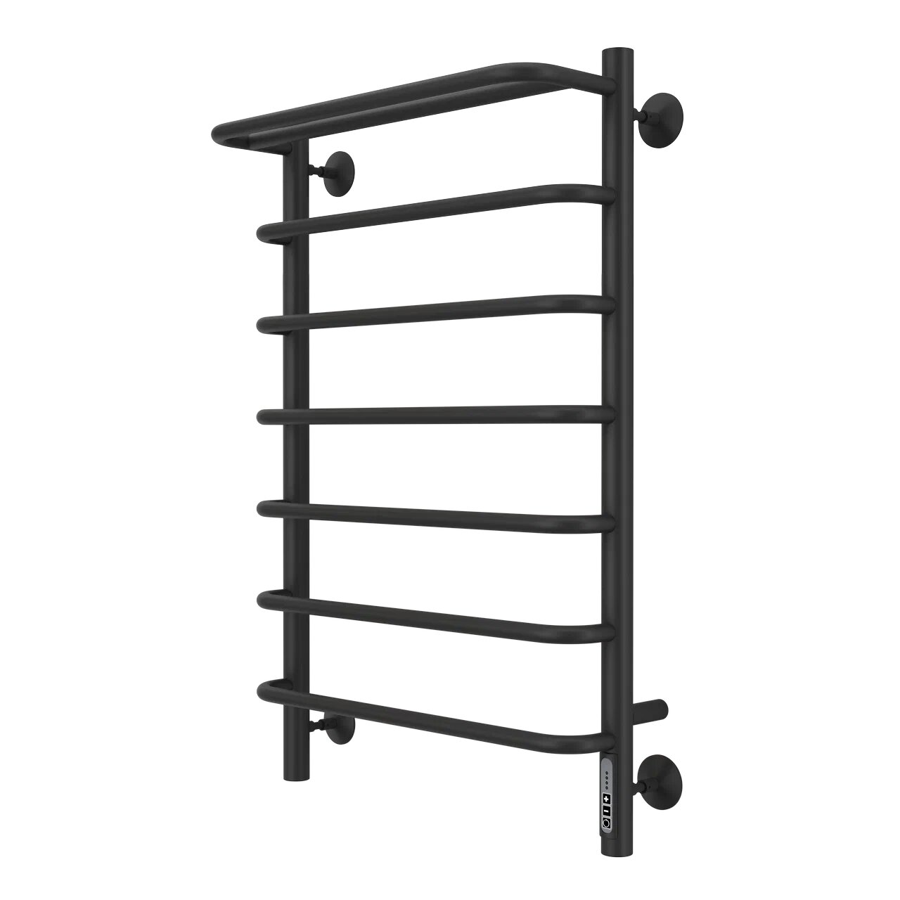 Полотенцесушитель электрический Larusso Стандарт с полкой КС П7 500х800 мм RAL 8528