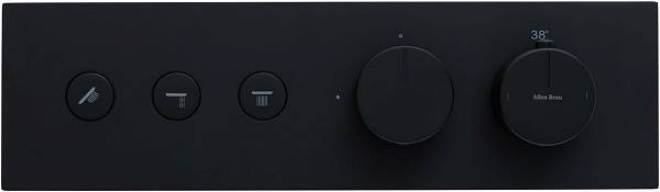 Смеситель для ванны Allen Brau Liberty с внутренней частью черный 5.33003-31