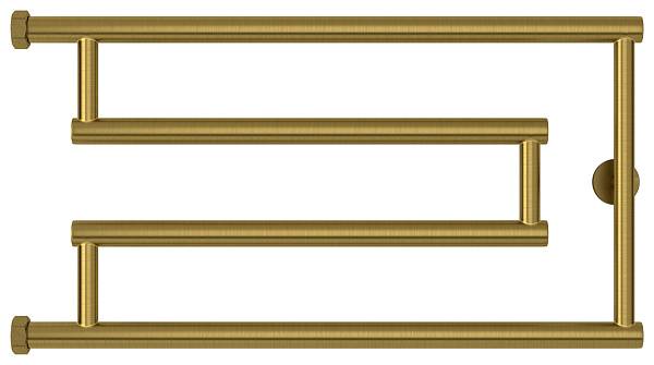 Полотенцесушитель водяной Сунержа High-Tech 650x320 мм состаренная латунь 051-4051-3265