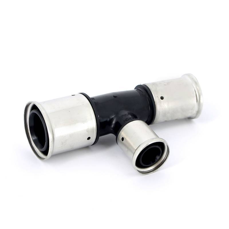 Тройник пресс PVDF Henco 40х26х32 мм 11PK-402632