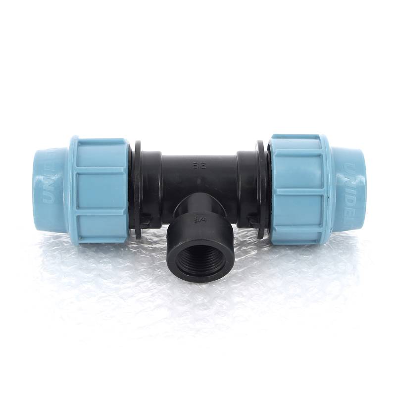 Тройник обжимной с внутренней резьбой Unidelta 32х3/4 для ПНД 1007032003