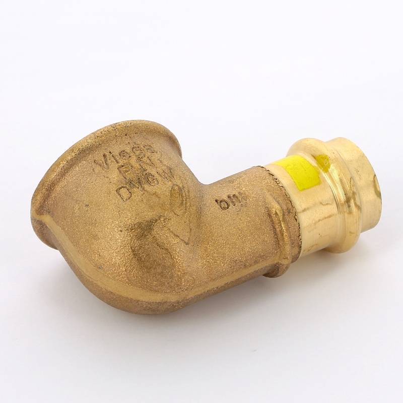 Угол 90° пресс-В бронзовый Viega Profipress G 22х1 345884