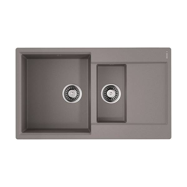Кухонная мойка Omoikiri Daisen 86-2-GR Artgranit 86x51 см leningrad grey 4993475