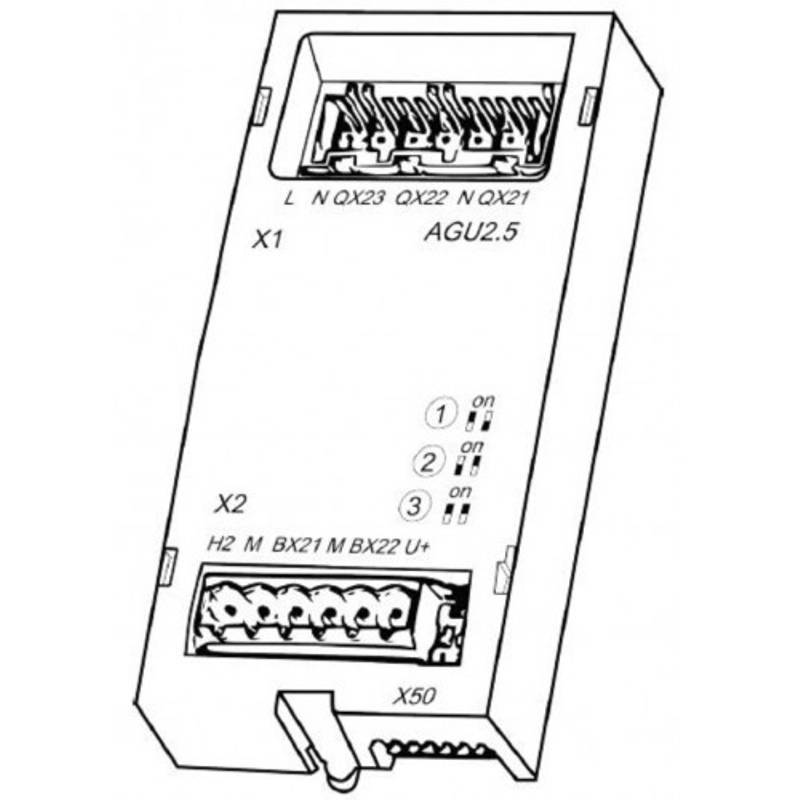 Модуль управления Baxi AGU 2.550 для низкотемпературных зон и гелиосистем 7100345