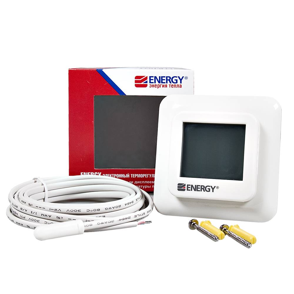 Терморегулятор электронный Energy TK07 сенсорный с ЖК-дисплеем TK07