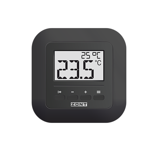 Термостат комнатный ZONT МЛ-332 радиоканальный 868 МГц черный ML00006089