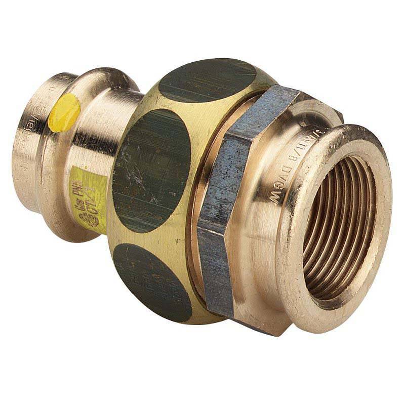 Муфта разъемная Viega Profipress G 22х3/4 пресс-В с плоским уплотнением 379346