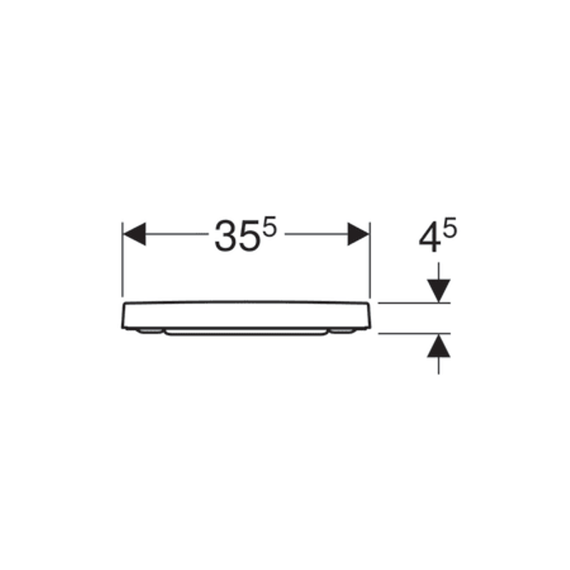 Сиденье для унитаза Geberit Renova SoftClose петли хром 573025000