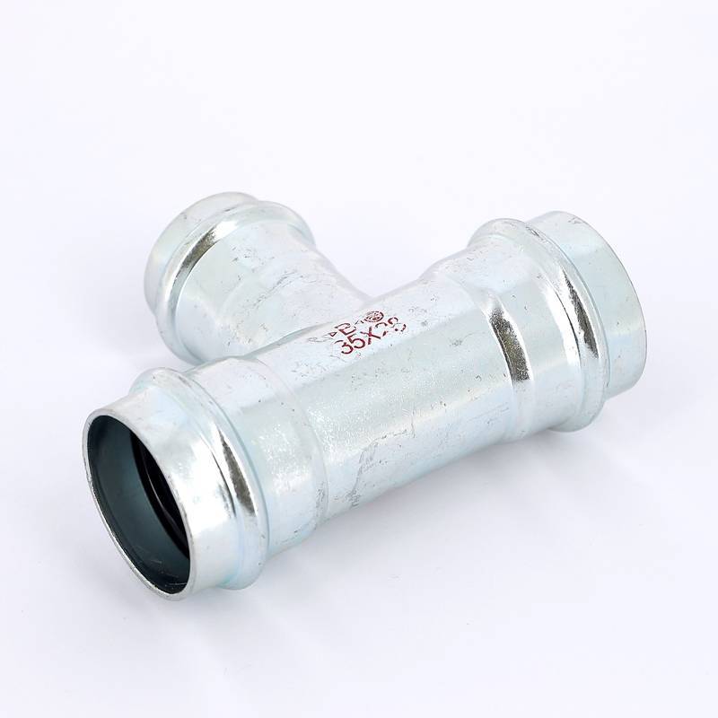 Тройник пресс IBP B Press Carbon 35х28х35 мм оцинкованная сталь PC5130 0352835