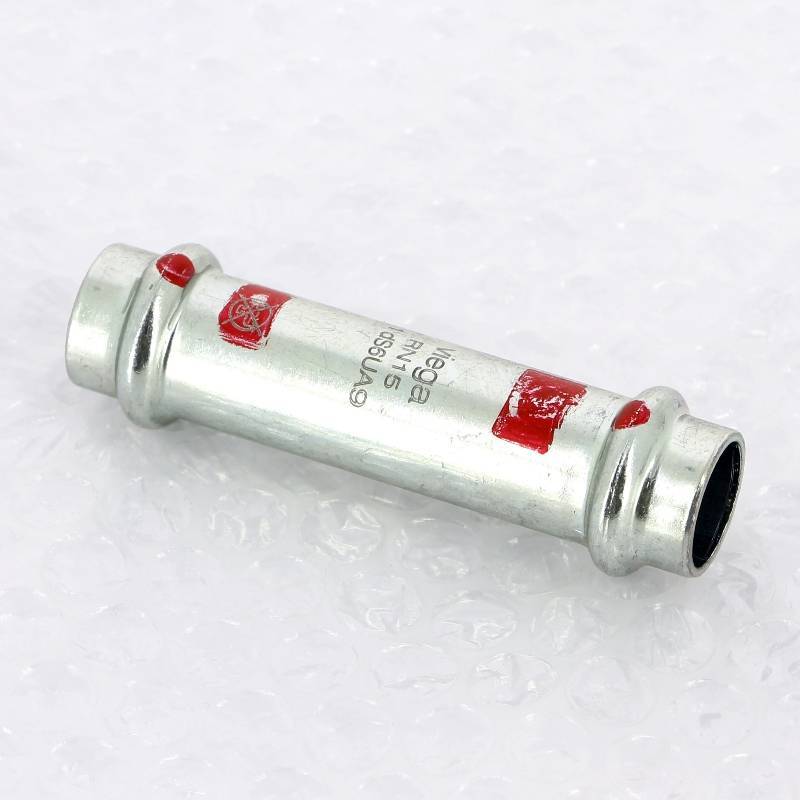 Муфта надвижная пресс Viega Prestabo оцинкованная сталь 15 мм 558055