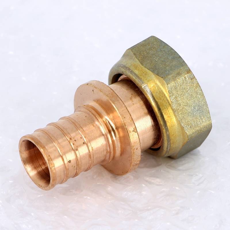 Муфта с накидной гайкой Rehau Rautitan RX+ 25х1 бронза 456340