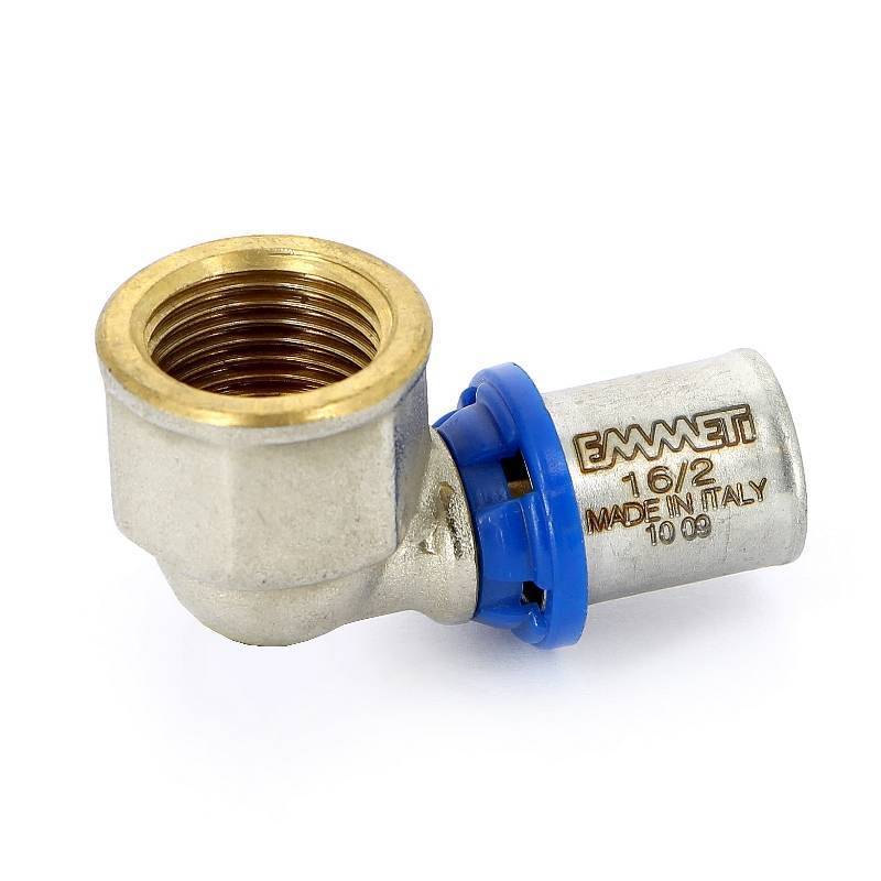 Угольник пресс с внутренней резьбой Emmeti 16x1/2 28101330