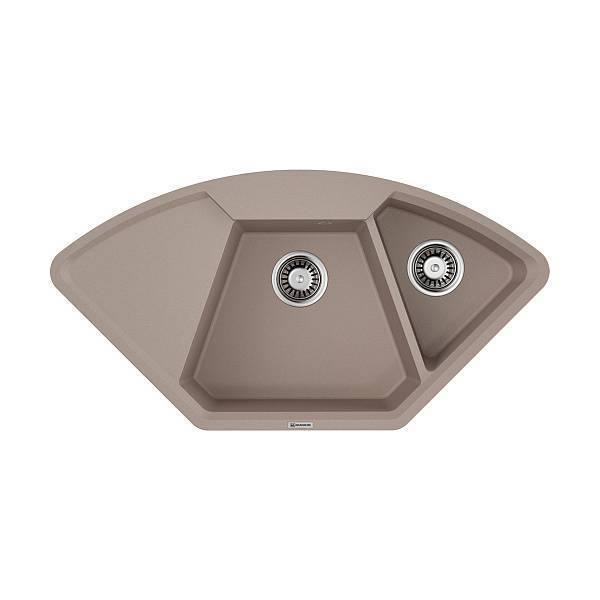 Кухонная мойка Omoikiri Yonaka 98-C-SA Artgranit 98 x 50 см бежевый 4993717