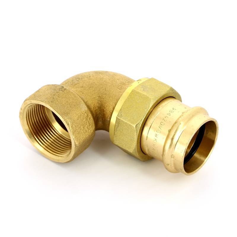 Угол пресс 90° разборный IBP B Press 42х1 1/2 ВР бронза P4096G04212000