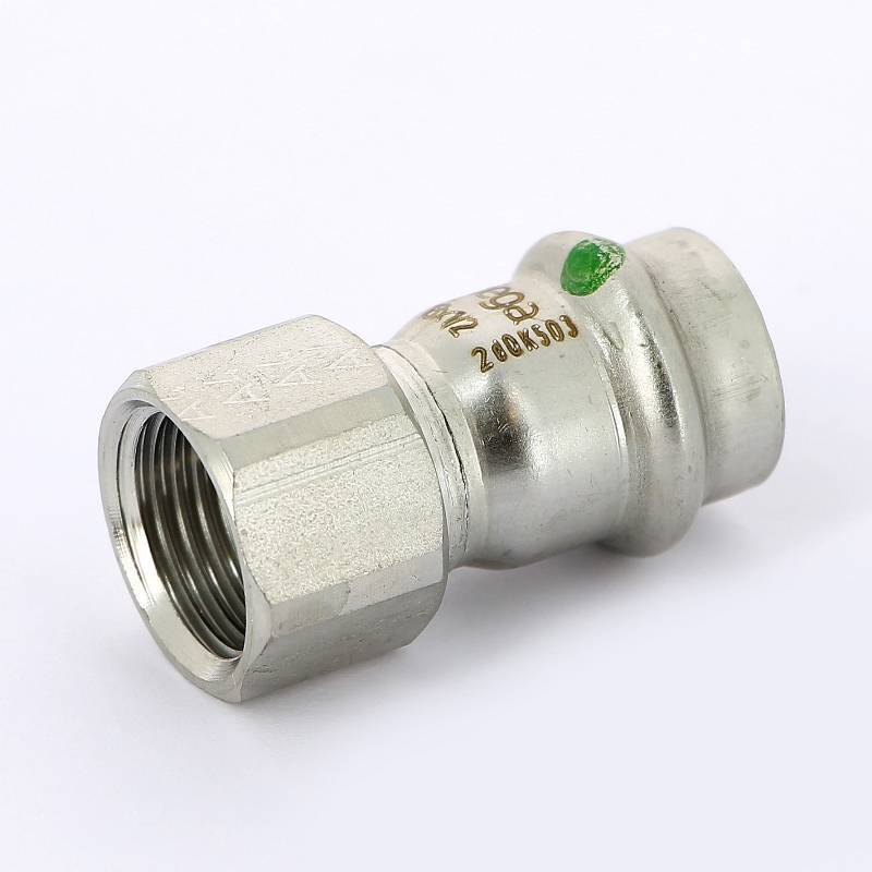 Муфта переходная пресс-В Viega Sanpress Inox нержавеющая сталь 18x1/2 436599