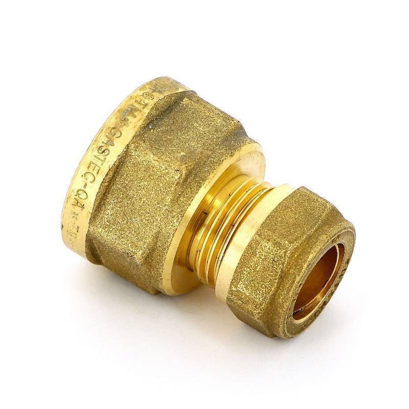 Муфта обжимная Tiemme 1100 15 мм х 3/4 ВР латунная 1000049