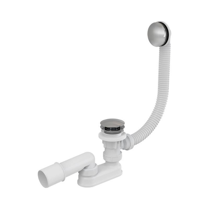 Слив-перелив для ванны Alcaplast A504KM click-clack металл хром A504KM