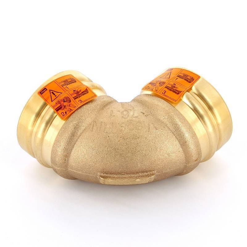 Угол пресс 90° Viega Sanpress XL бронза 76.1 мм 350697