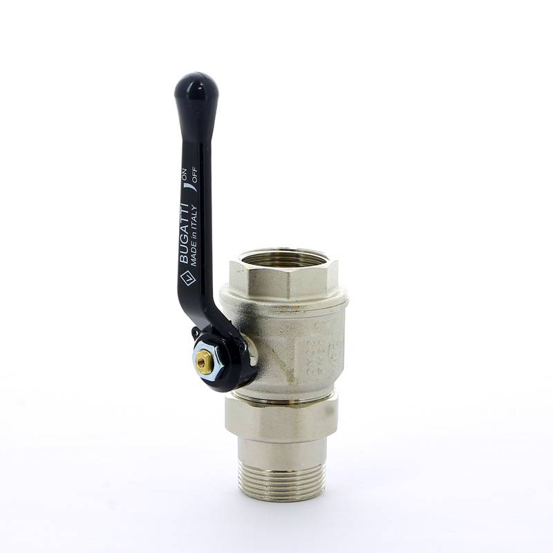 Кран шаровой Bugatti New Jersey 1 1/4 НВ с разъемным соединением рычаг 09200006