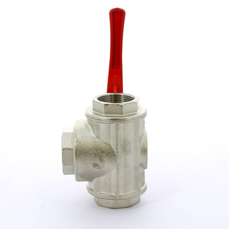 Кран шаровой Itap трехходовой L-порт ВВ рычаг 1 1/2 1280112