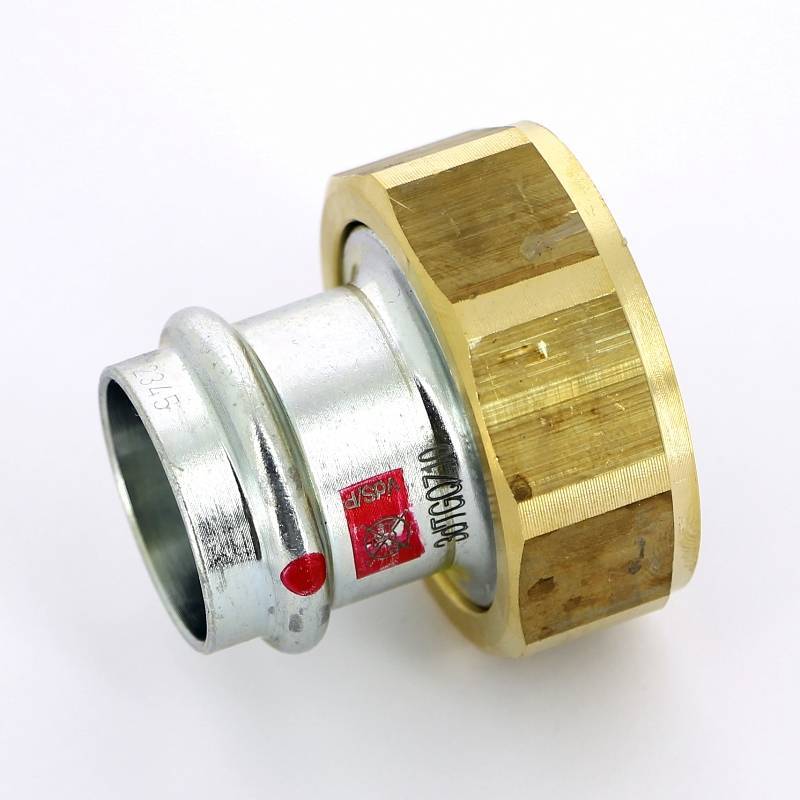 Муфта пресс Viega Prestabo с накидной гайкой 28х1 1/2 оцинкованная сталь 601102