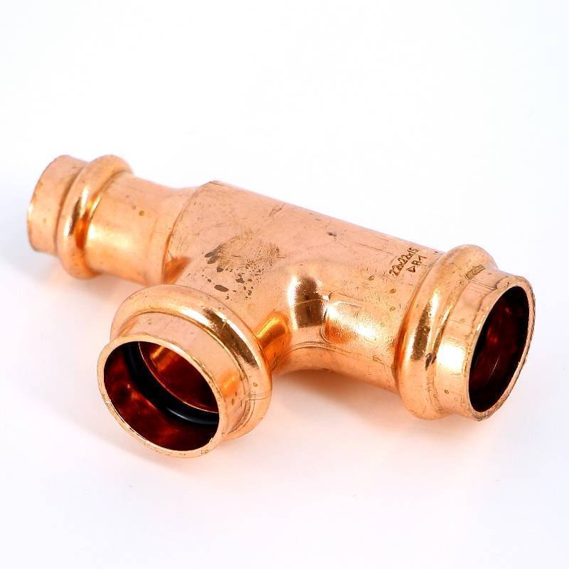 Тройник пресс IBP 22х22х15 мм медь P5130 02222015