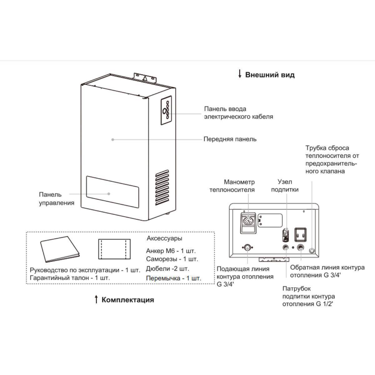 Электрический котел Midea MEB 5-12 VOLTA