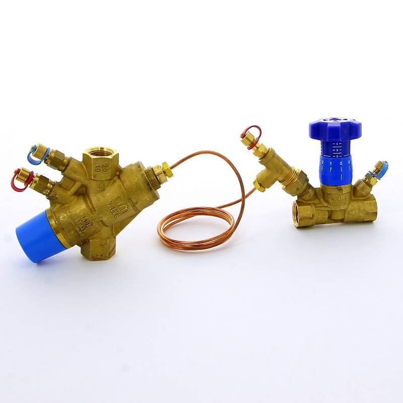 Комплект регулятора перепада давления CIM 767 и балансировочного клапана Cimberio 1/2 HIGH Dp CIM 767H787ODP 12