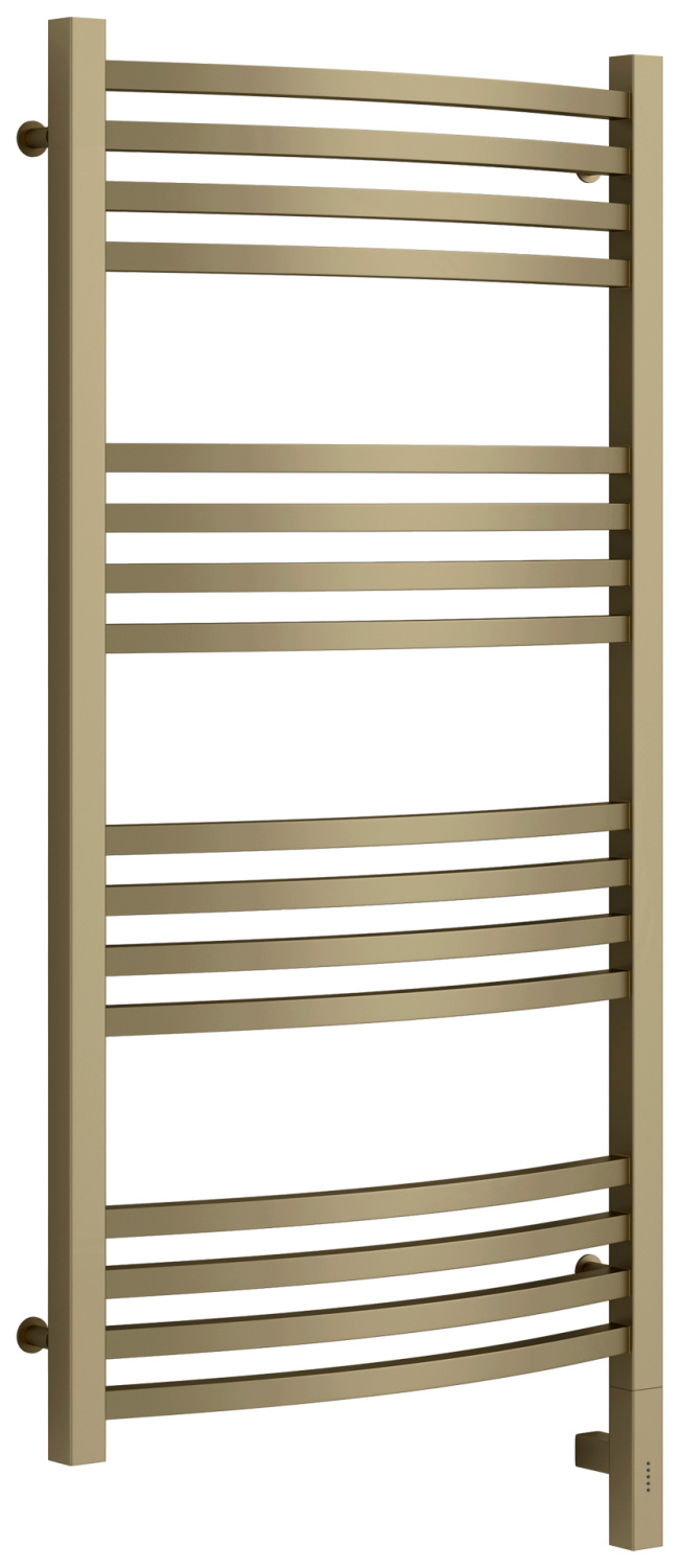 Полотенцесушитель электрический Сунержа Аркус 3.0 53x112 см правое подключение золотой шёлк матовый 32-5705-1050