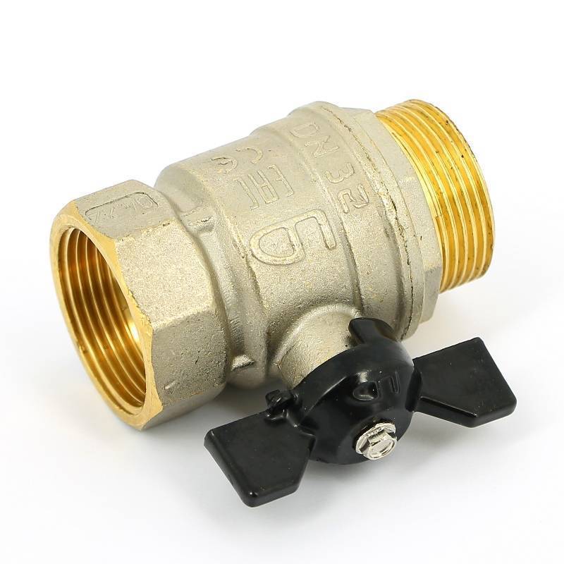 Кран шаровой LD Pride НВ 1 1/4 полнопроходной бабочка 47.302.32