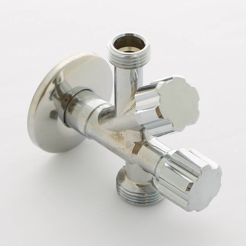 Вентиль приборный Uni-Fitt LUX 1/2 НН для бачков и смесителей металлическая рукоятка 185L2000